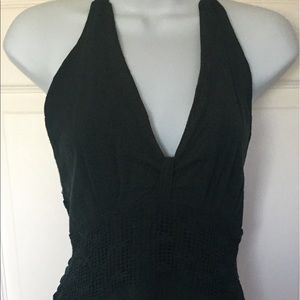 Halter Top Black Dress